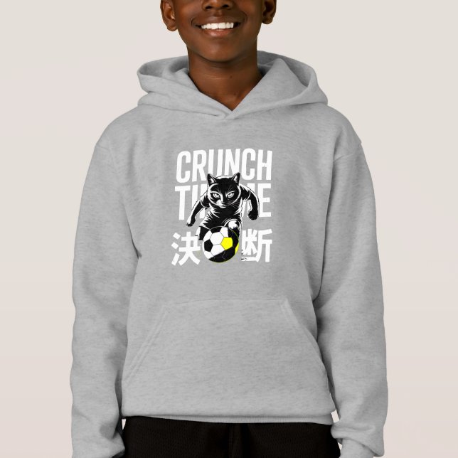 Chat de foot Motivational Crunch Time pour les ath (Devant)