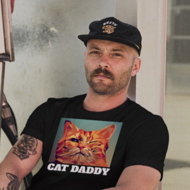 CHAT DE GINGER HOMME, T-shirt PÈRE DADDY (Créateur téléchargé)