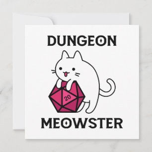 Chat de la Meowster Dungeon amusant