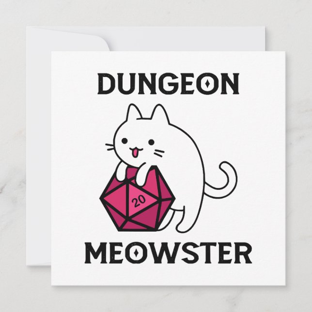 Chat de la Meowster Dungeon amusant (Devant)