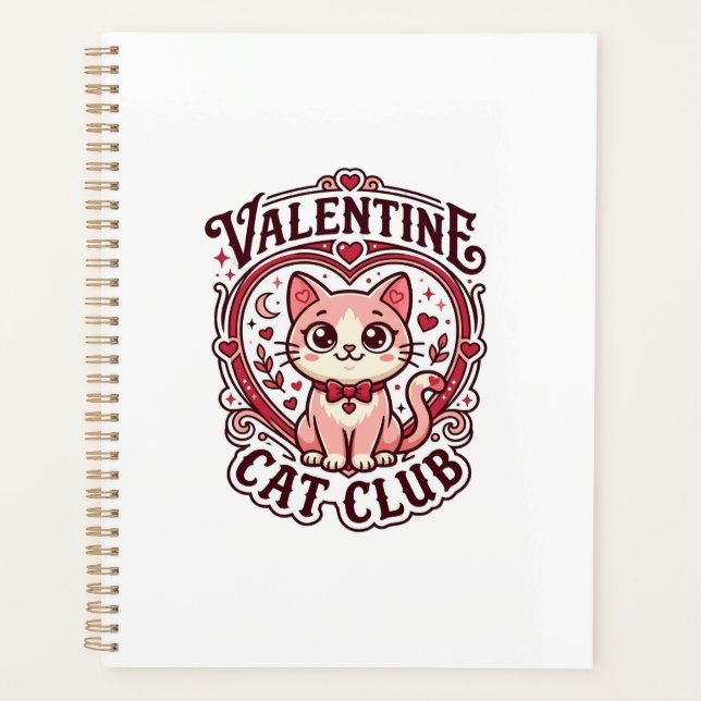 Chat de la Saint-Valentin Dessin drôle pour amateu (Devant)