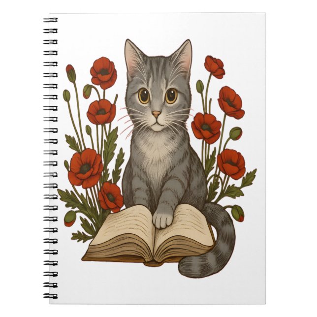 Chat de livres - Chat de lecture mignonne avec des (Devant)