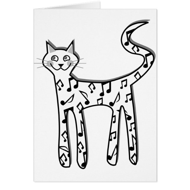 Chat de note musicale (Devant)