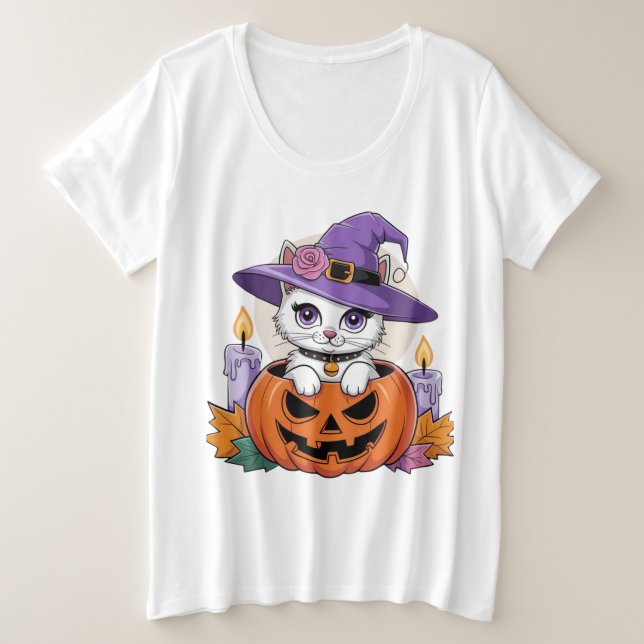 Chat de nuit d'Halloween (Design devant)
