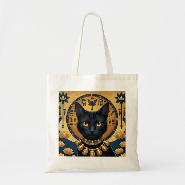 Chat de Pharaon - Ancien Sac fourre-tout égyptien (Devant)