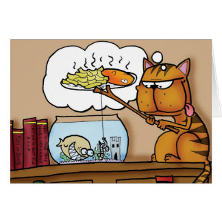 Chat de poisson-frites