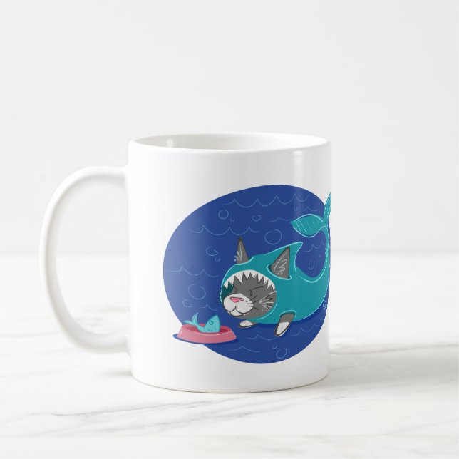 Chat de requin - tasse (Gauche)