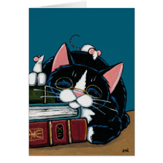 Chat de smoking et illustration blanche d'histoire