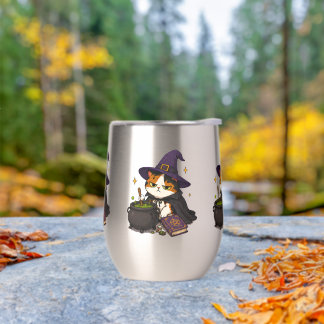 Chat de sorcière grincheux Halloween