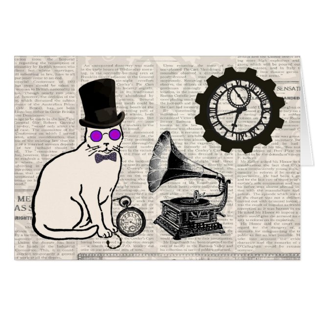 Chat de Steampunk (Devant horizontal)