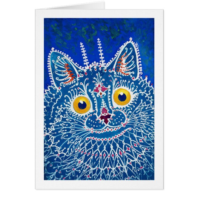 Chat de style gothique, Louis Wain (Devant)