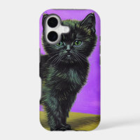 Chat de style Van Gogh