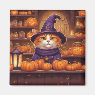 chat d'Halloween #10 magnet