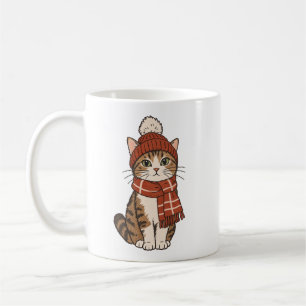 Chat d'hiver - Tasses de chat mignon pour amateur