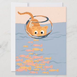 Chat drôle dans Aquarium Poisson|Aquarium coloré