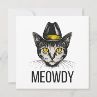 Chat Drôle Meowdy