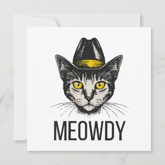 Chat Drôle Meowdy (Devant)