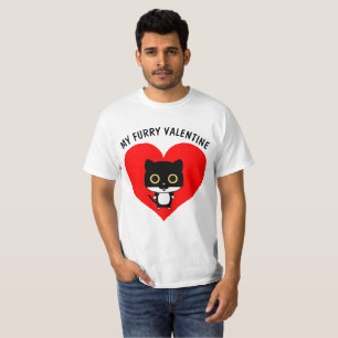 Chat drôle T-shirts de la Saint-Valentin