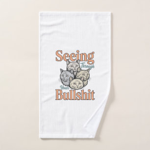 Chat Drôle Voyant À Travers Votre Dessin Vintage