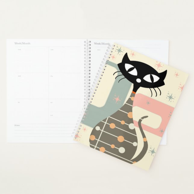 Chat Du Milieu Du Siècle Moderne (Devant avec enveloppe)
