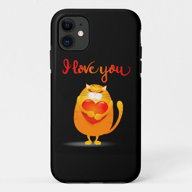 Chat en Love iPhone / coque ipad (Dos)