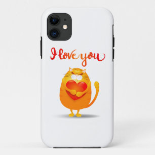 Chat en Love iPhone / coque ipad