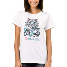 Chat-enfant Dame pour Kamala Harris T-shirt