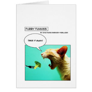 Chat et brocoli velus de ~ de Funnies