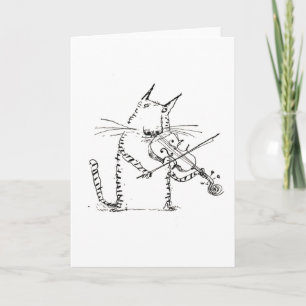 Chat et carte Fiddle