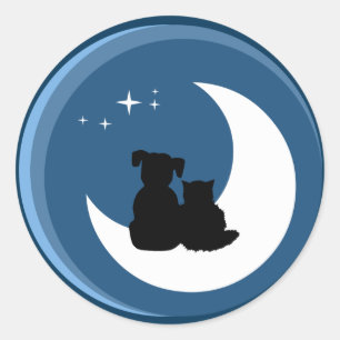 Chat et chien Best Friends sticker