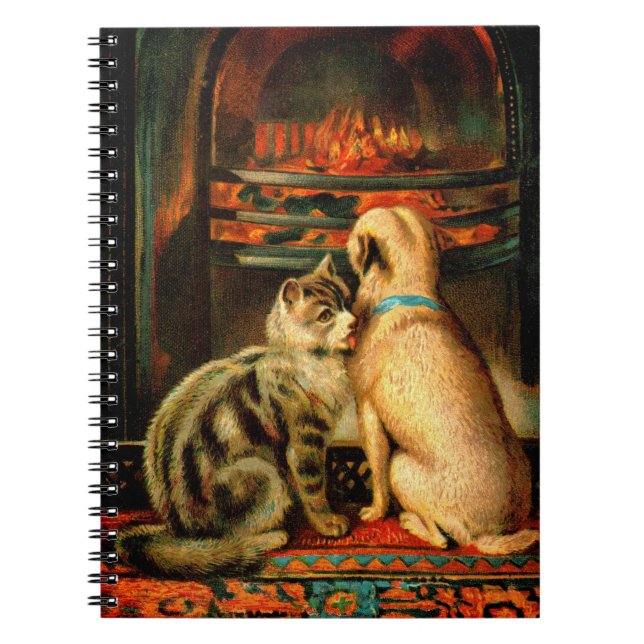 Chat et chien victorien par le Carnet de la spiral (Devant)