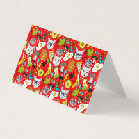 Chat et oeuf sur le rouge