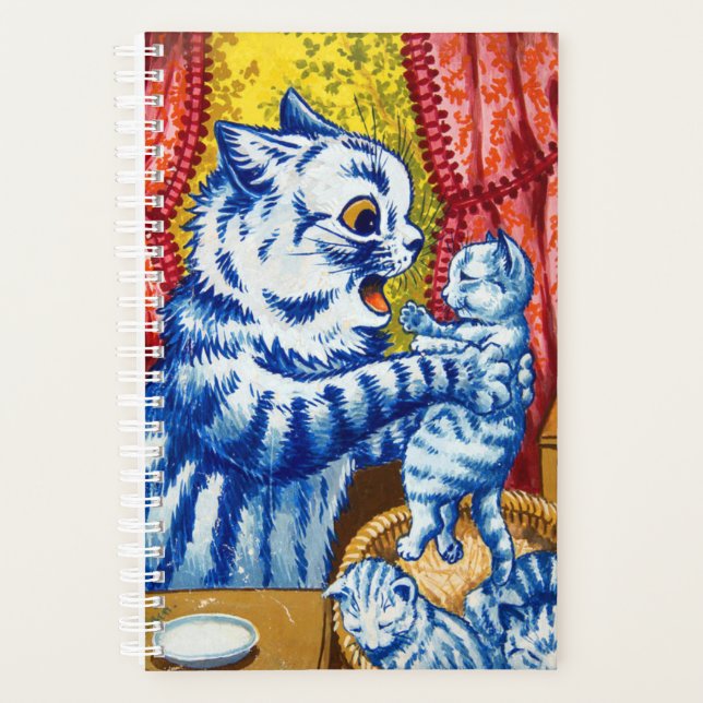 Chat et ses chatons (Devant)