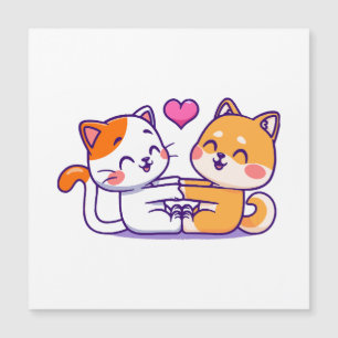 Chat et Shiba Inu