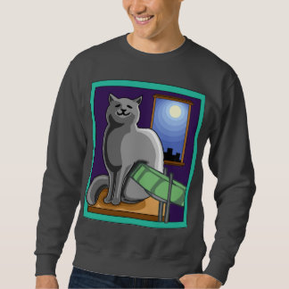 Chat et sweatshirt de Steelpan (tambours