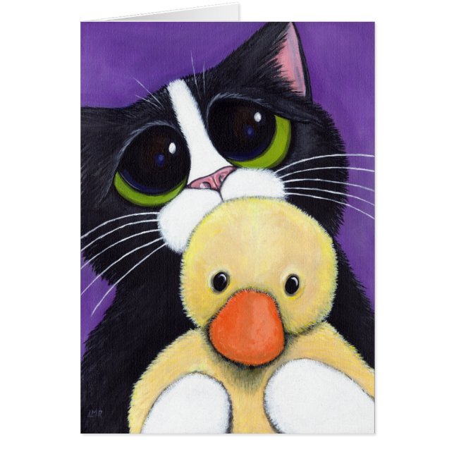 Chat et vous effrayés de smoking peinture de (Devant)