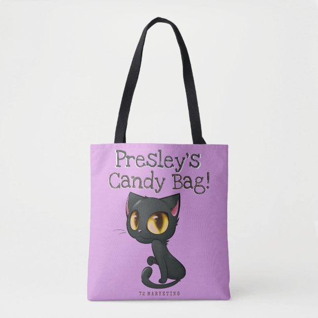 Chat fait sur commande de chaton de sac de des (Devant)