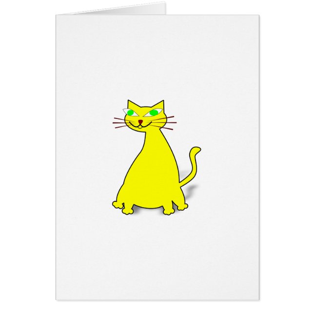 Chat gras jaune (Devant)