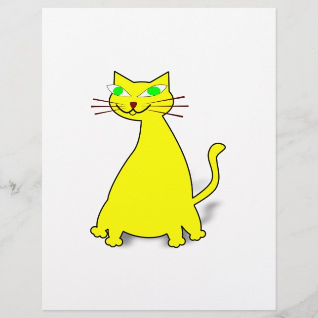 Chat gras jaune (Devant)