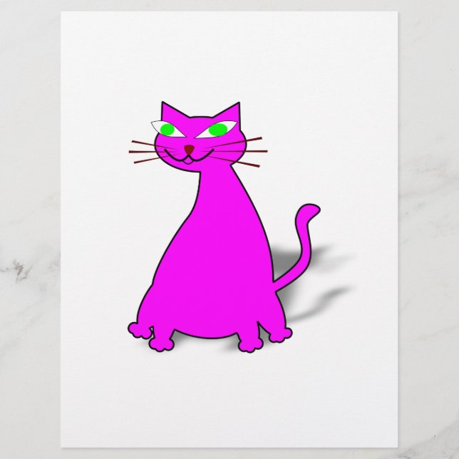 Chat gras rose (Devant)