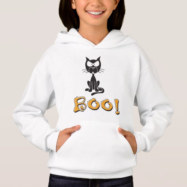Chat Halloween Boo (Devant)