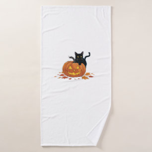 Chat Halloween Citrouille Pour Femmes Hommes Enfan