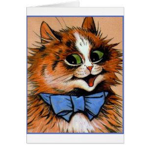 Chat heureux (image vintage)