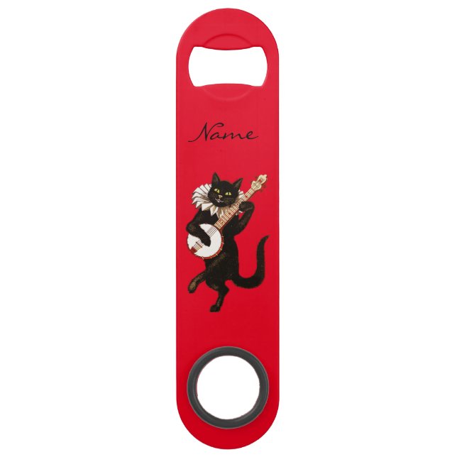 Chat jouant le banjo Thunder_Cove (Devant)