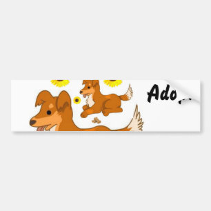 Chat Kitten Chien Adopter le pare-chocs Sticker