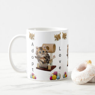 Chat Kitten Condo Chat Adoption Mug