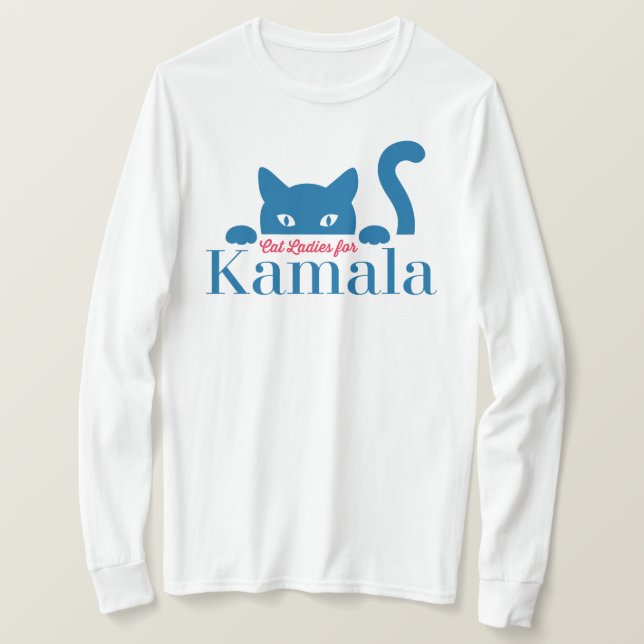 Chat Ladies pour Kamala T-Shirt (Design devant)