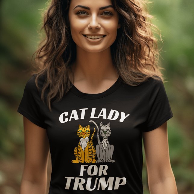 CHAT LADY POUR TRUMP 2024 T-SHIRTS (Créateur téléchargé)