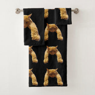 Chat Lazy Gingembre, Serviette De Bain