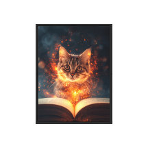 Chat Magique Art Mural